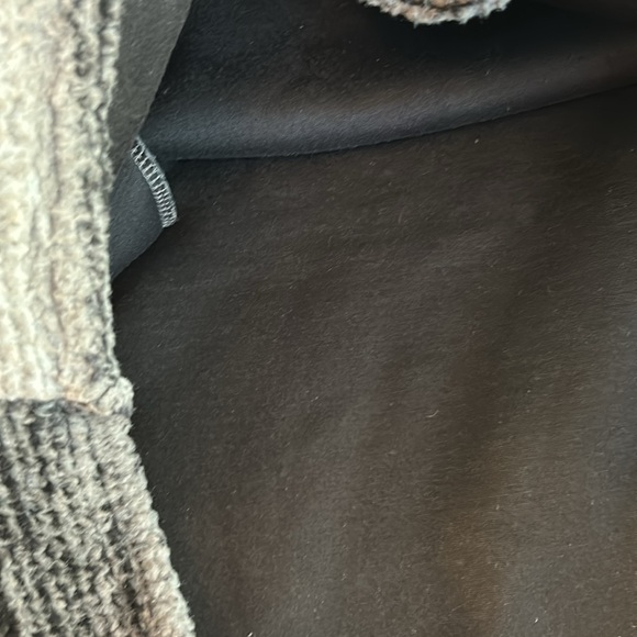 Wrangler Men’s Lined Western Sherpa Heavyweight Black/Cream Pullover. Size Large - Picture 10 of 13